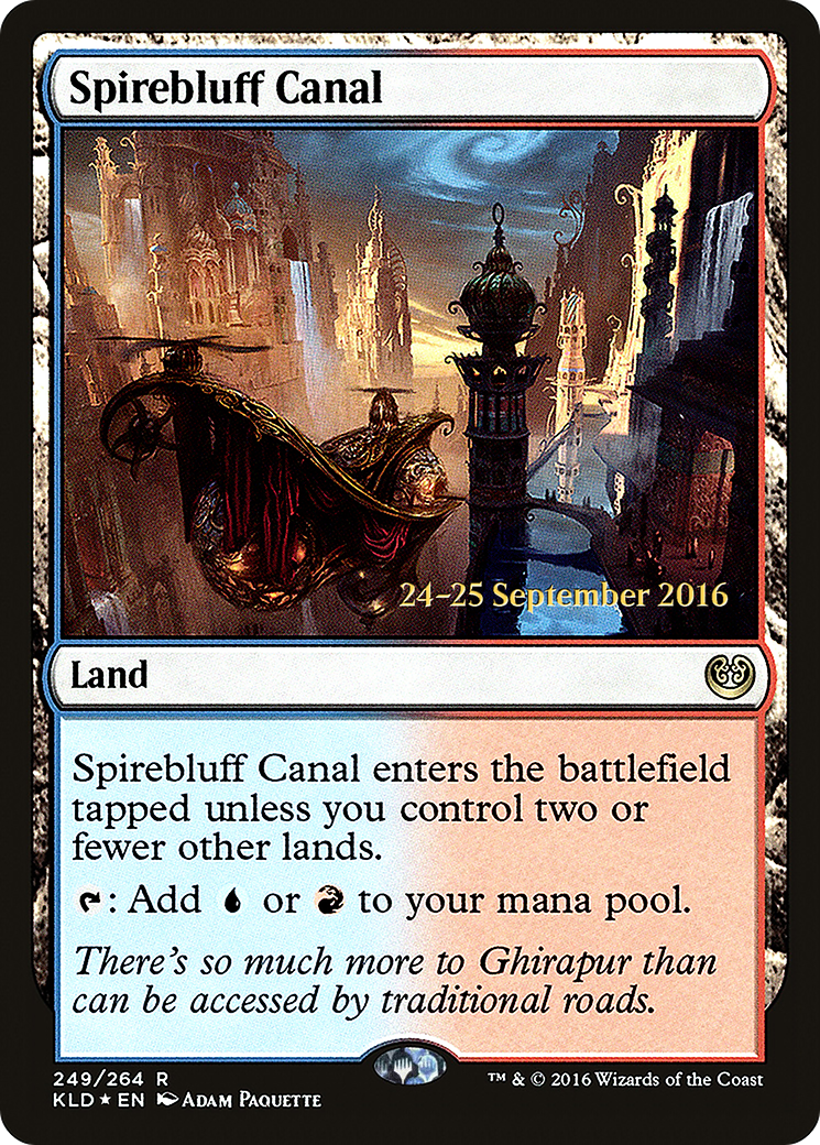 Spirebluff Canal (KLD) (PRE-249) - Kaladesh Promos Foil