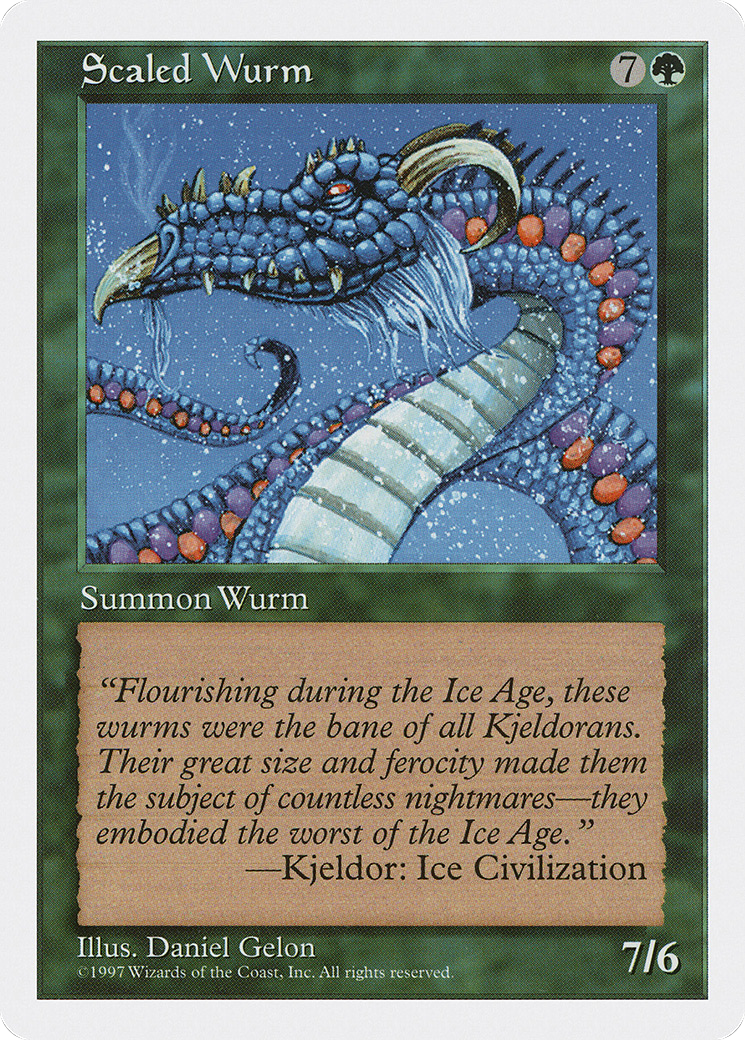 Scaled Wurm (5ED-) - Fifth Edition