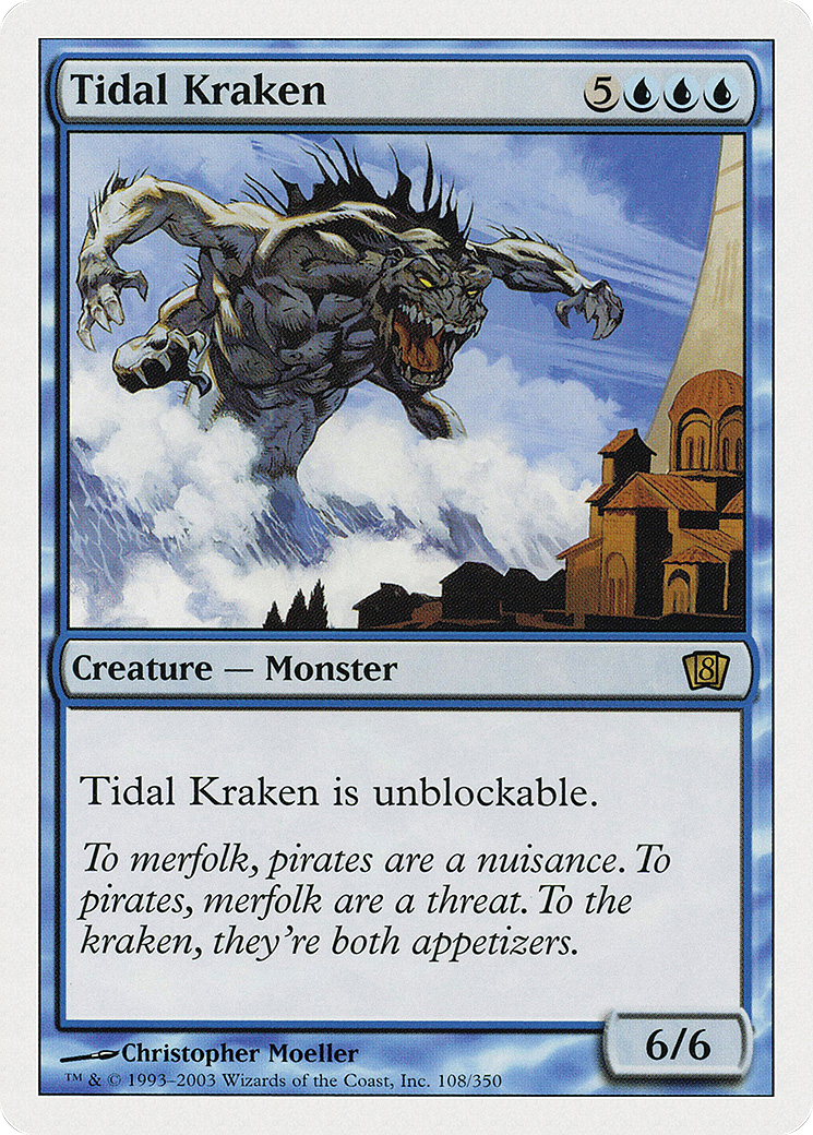 Tidal Kraken (8ED-108) - 8th Edition