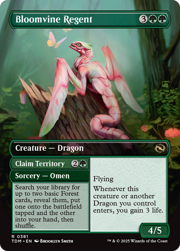 Bloomvine Regent (Borderless) (TDM-381) - Tarkir: Dragonstorm (Borderless)