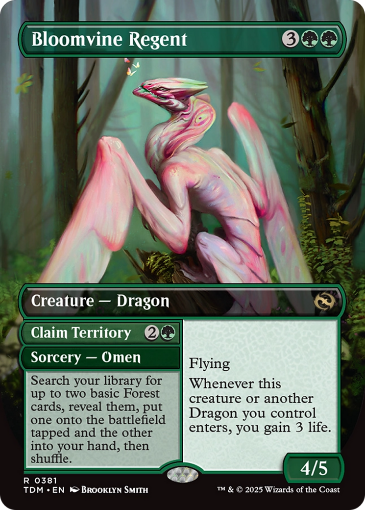 Bloomvine Regent (Borderless) (TDM-381) - Tarkir: Dragonstorm (Borderless) Foil