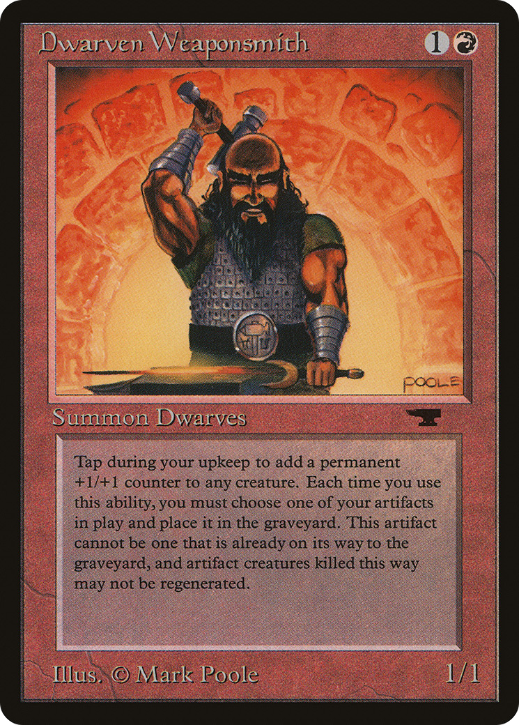 Dwarven Weaponsmith (ATQ-) - Antiquities