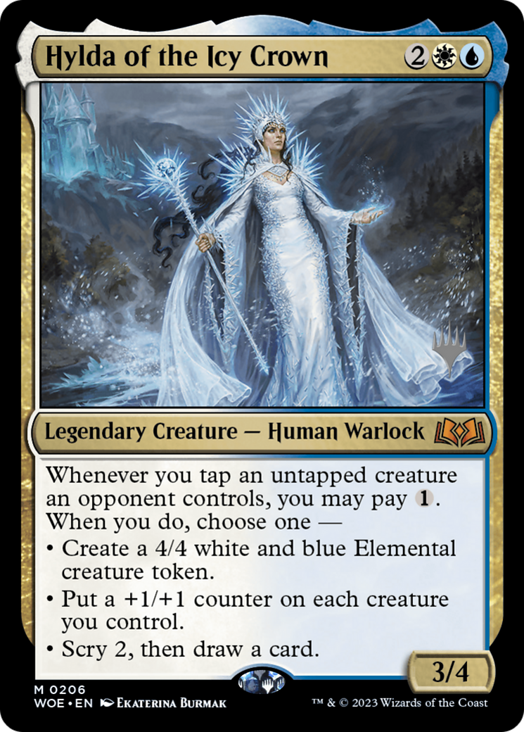 Hylda of the Icy Crown (PPWOE-206) - Wilds of Eldraine Promos Foil