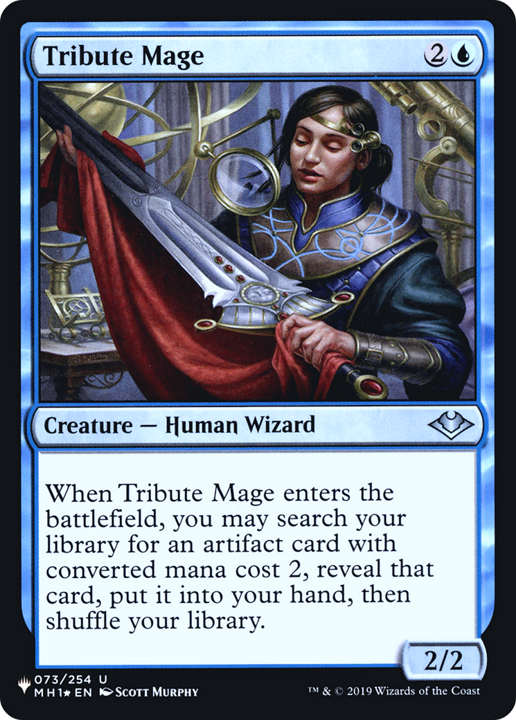 Tribute Mage (LIST-073) - The List Foil