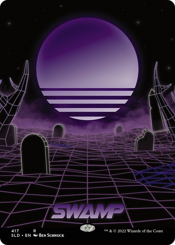 Swamp (417) (SLD-417) - Secret Lair Drop (Borderless) Foil