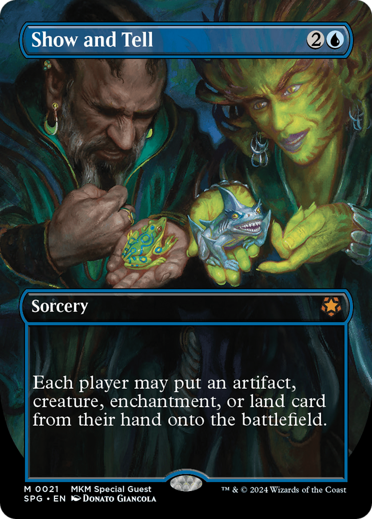 Show and Tell (Borderless) (SPG-021) - Special Guests (Borderless) Foil