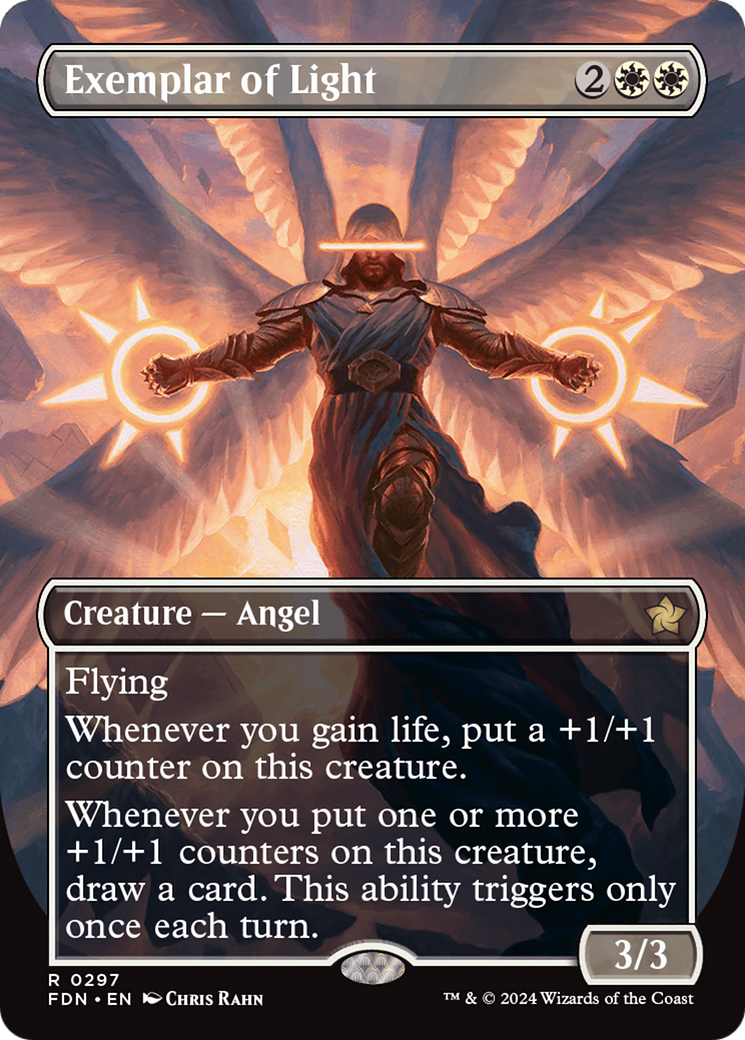 Exemplar of Light (Borderless) (FDN-297) - Foundations (Borderless) Foil