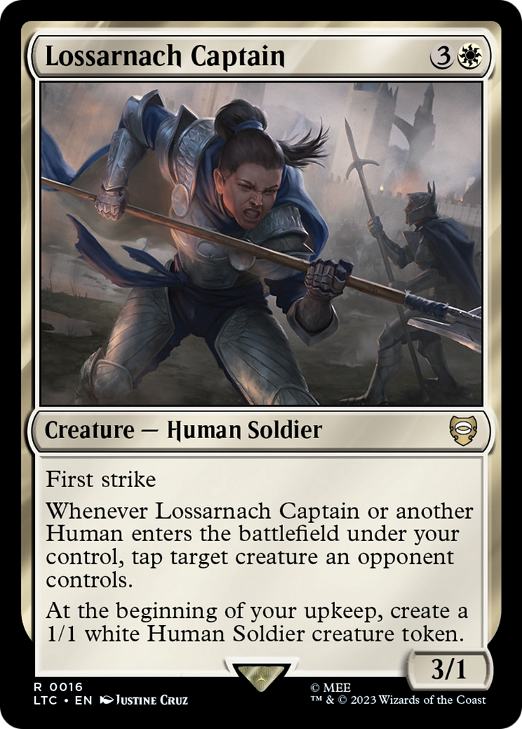 Lossarnach Captain (LTC-016) - Tales of Middle-earth Commander