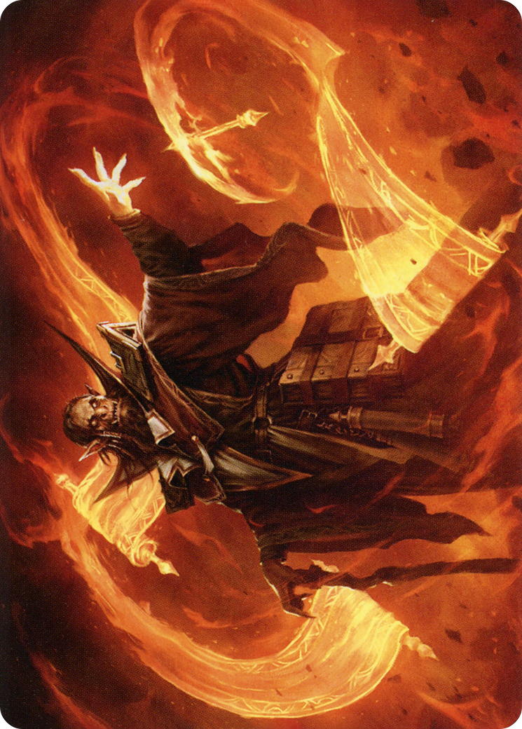 Plargg, Dean of Chaos // Plargg, Dean of Chaos (ASTX-053) - Strixhaven Art Series (Borderless) Foil