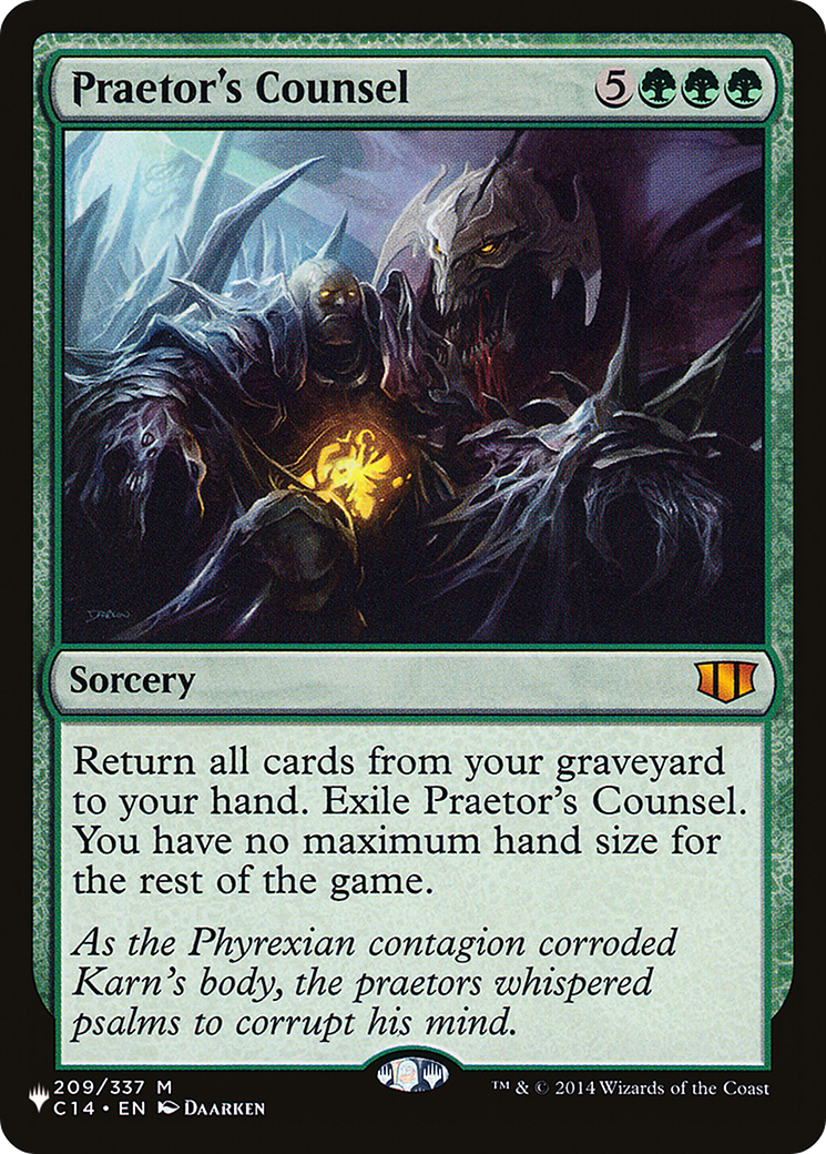 Praetor's Counsel (LIST-209/337) - The List
