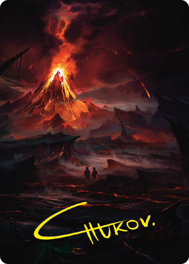 Valley of Gorgoroth // Valley of Gorgoroth (ALTR-080) - Tales of Middle-earth Art Series (Borderless) Foil