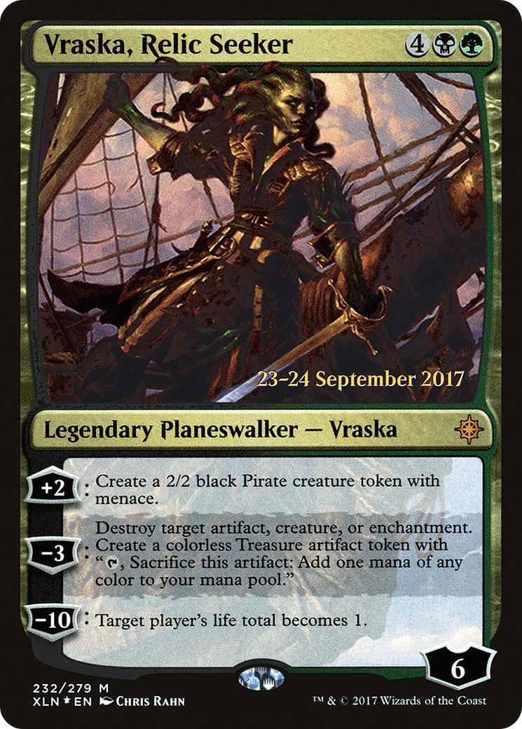Vraska, Relic Seeker (PRE-232) - Ixalan Promos Foil