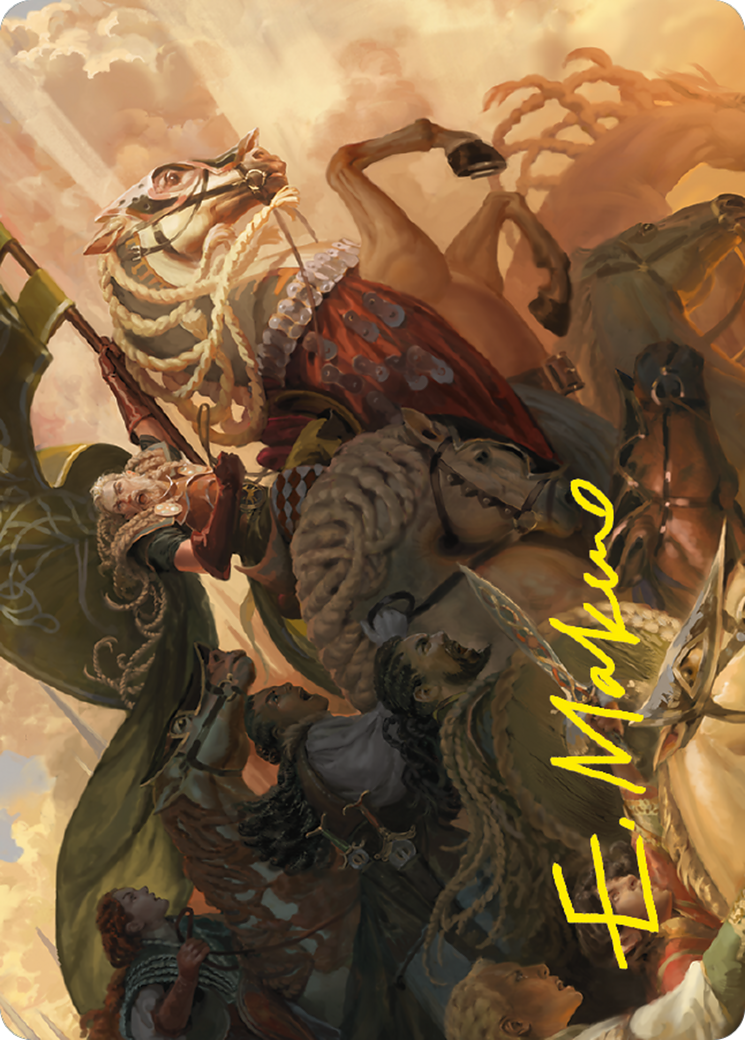 Marshal's Anthem // Marshal's Anthem (ALTR-068) - Tales of Middle-earth Art Series (Borderless) Foil