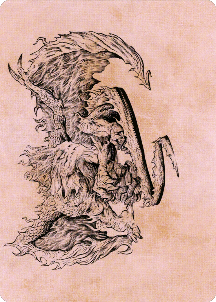 Miirym, Sentinel Wyrm // Miirym, Sentinel Wyrm (ACLB-071) - Battle for Baldur's Gate Art Series (Borderless)