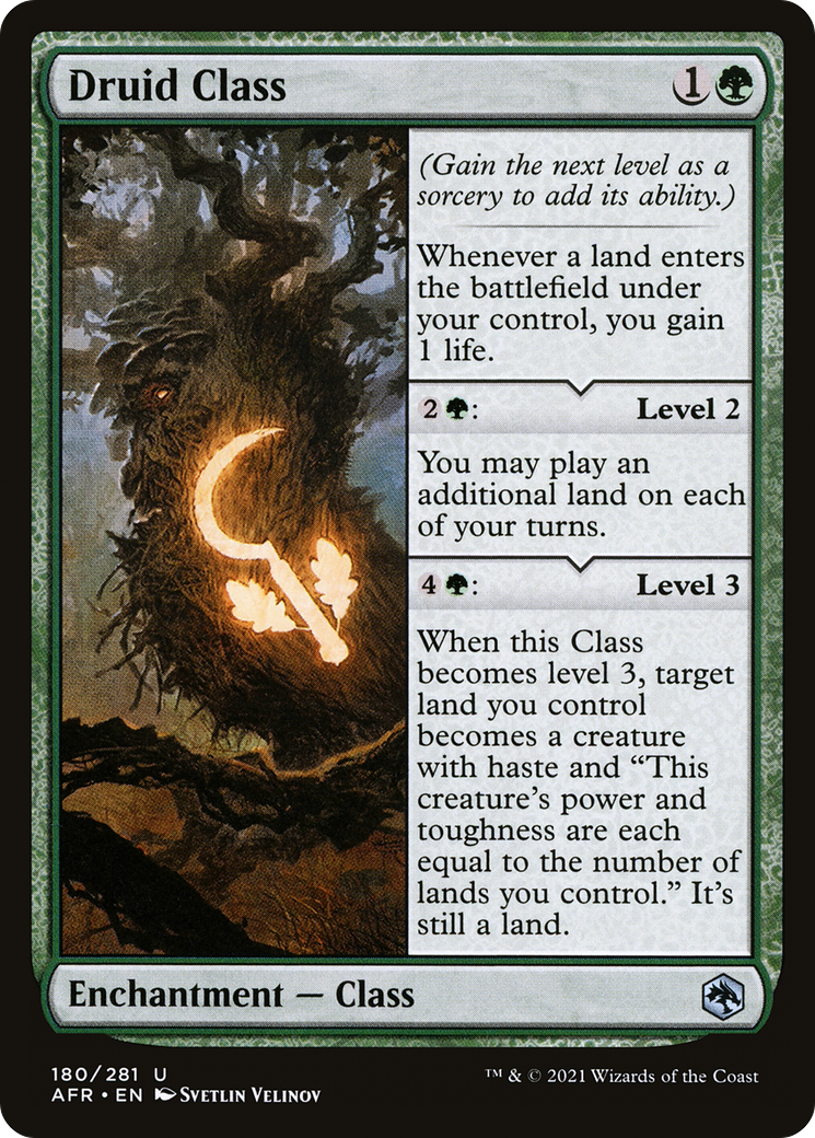 Druid Class (AFR-180) - Adventures in the Forgotten Realms Foil