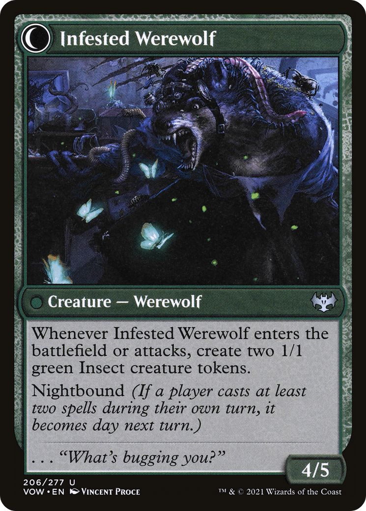 Infestation Expert (VOW-206) - Innistrad: Crimson Vow: (Double Faced Transform)