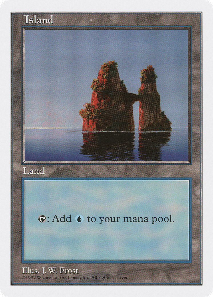 Island (436) (5ED-436) - Fifth Edition