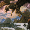 Ancient Bronze Dragon // Ancient Bronze Dragon (ACLB-003) - Battle for Baldur's Gate Art Series (Borderless) Foil