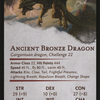 Ancient Bronze Dragon // Ancient Bronze Dragon (ACLB-003) - Battle for Baldur's Gate Art Series (Borderless) Foil