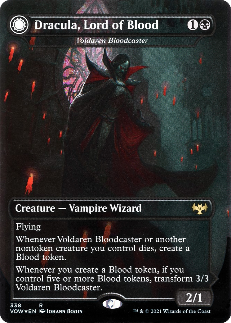 Voldaren Bloodcaster // Bloodbat Summoner - Dracula, Lord of Blood // Dracula, Lord of Bats [Innistrad: Crimson Vow]