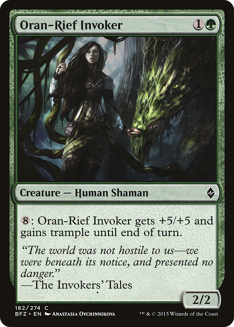 Oran-Rief Invoker (BFZ-182) - Battle for Zendikar Foil