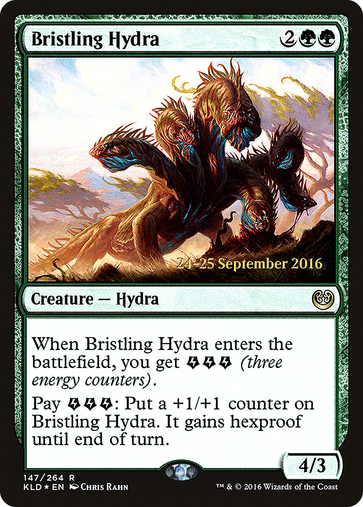 Bristling Hydra (PRE-147) - Kaladesh Promos Foil