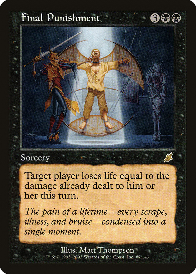 Final Punishment (SCG-067) - Scourge Foil
