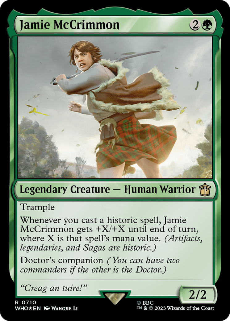 Jamie McCrimmon (Surge Foil) (WHO-710) - Doctor Who Foil