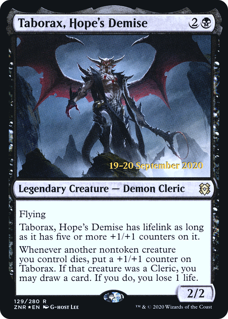 Taborax, Hope's Demise (PRE-129) - Zendikar Rising Promos Foil