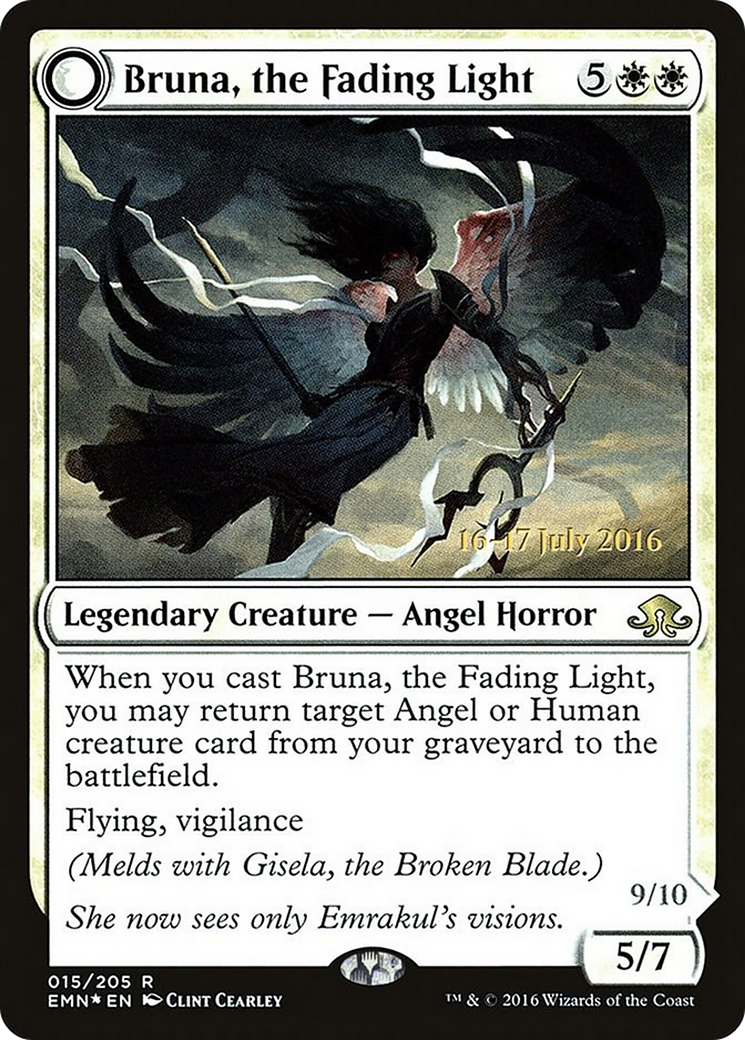 Bruna, the Fading Light (PRE-015) - Eldritch Moon Promos: (mooneldrazidfc) Foil