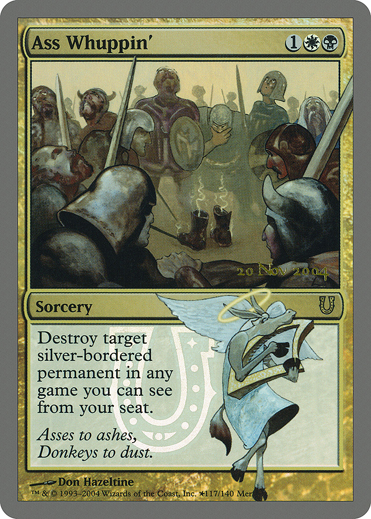 Ass Whuppin' (LARP-117) - Unhinged Promos Foil