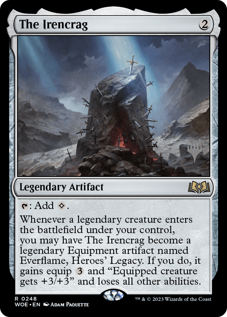 The Irencrag (PPWOE-248) - Wilds of Eldraine Promos Foil