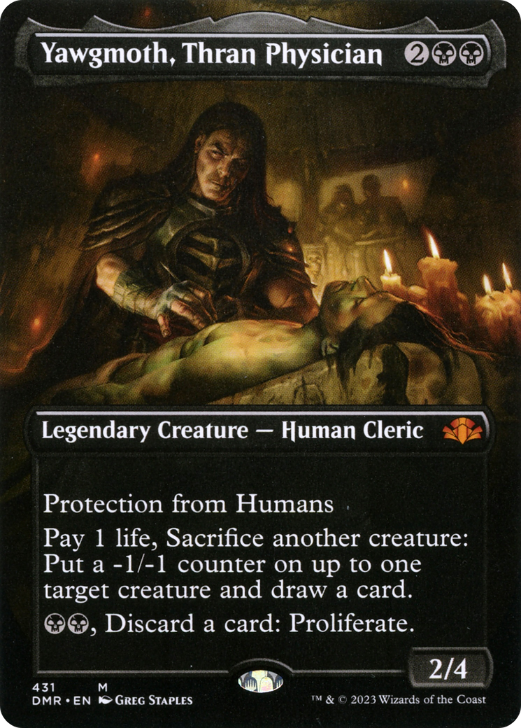 Yawgmoth, Thran Physician (Borderless) (DMR-431) - Dominaria Remastered (Borderless)