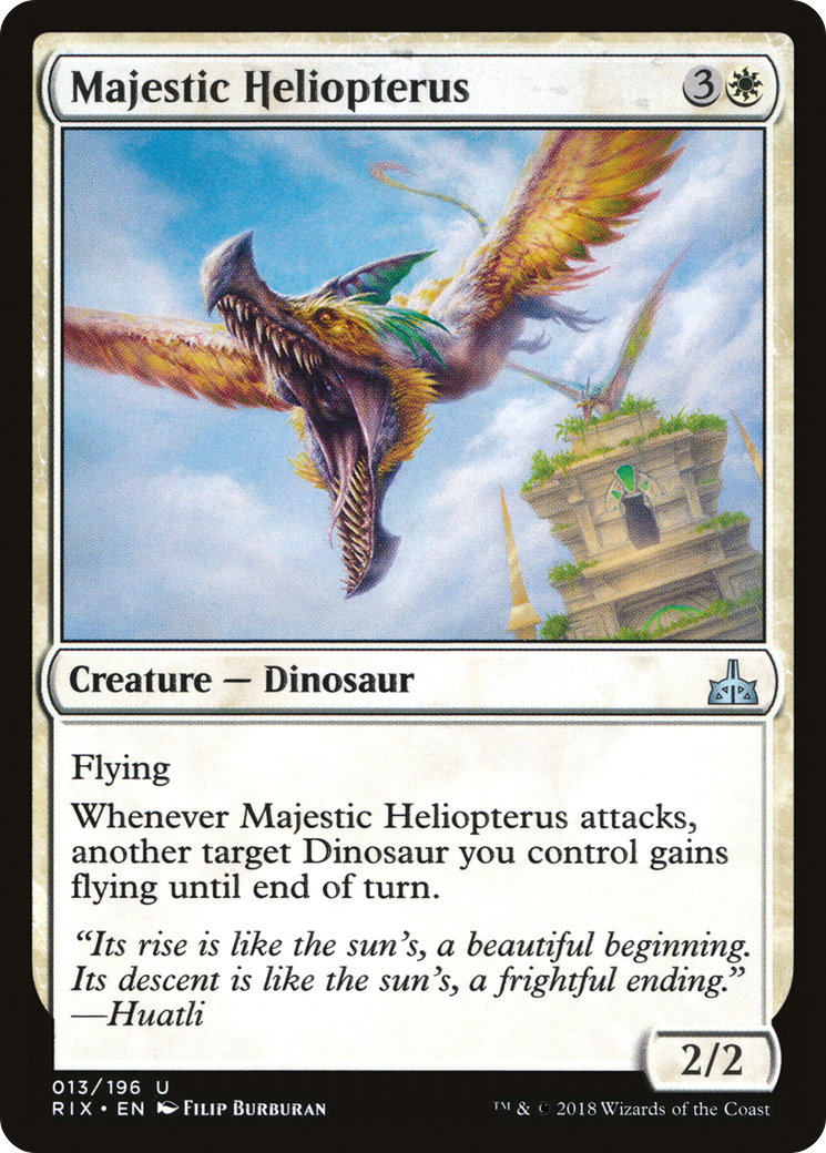 Majestic Heliopterus (RIX-013) - Rivals of Ixalan