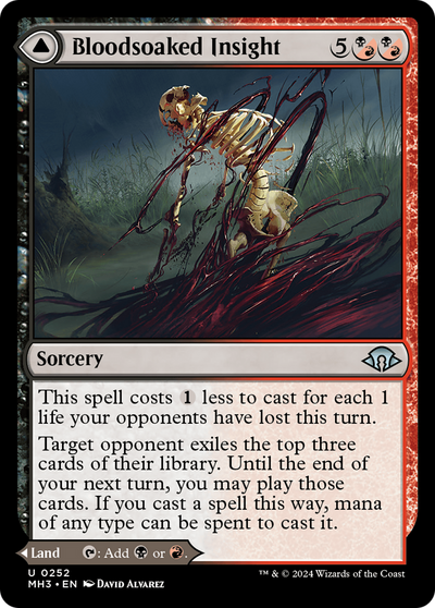 Bloodsoaked Insight (MH3-252) - Modern Horizons 3 Foil