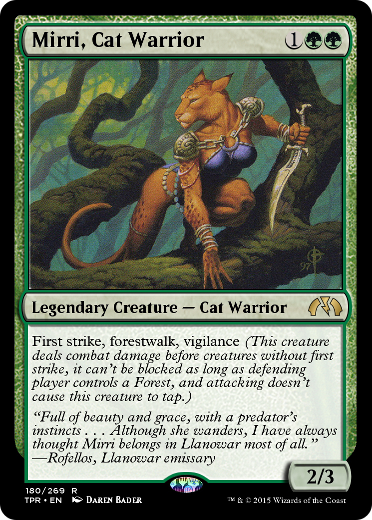 Mirri, Cat Warrior (TPR-180) - Tempest Remastered Foil
