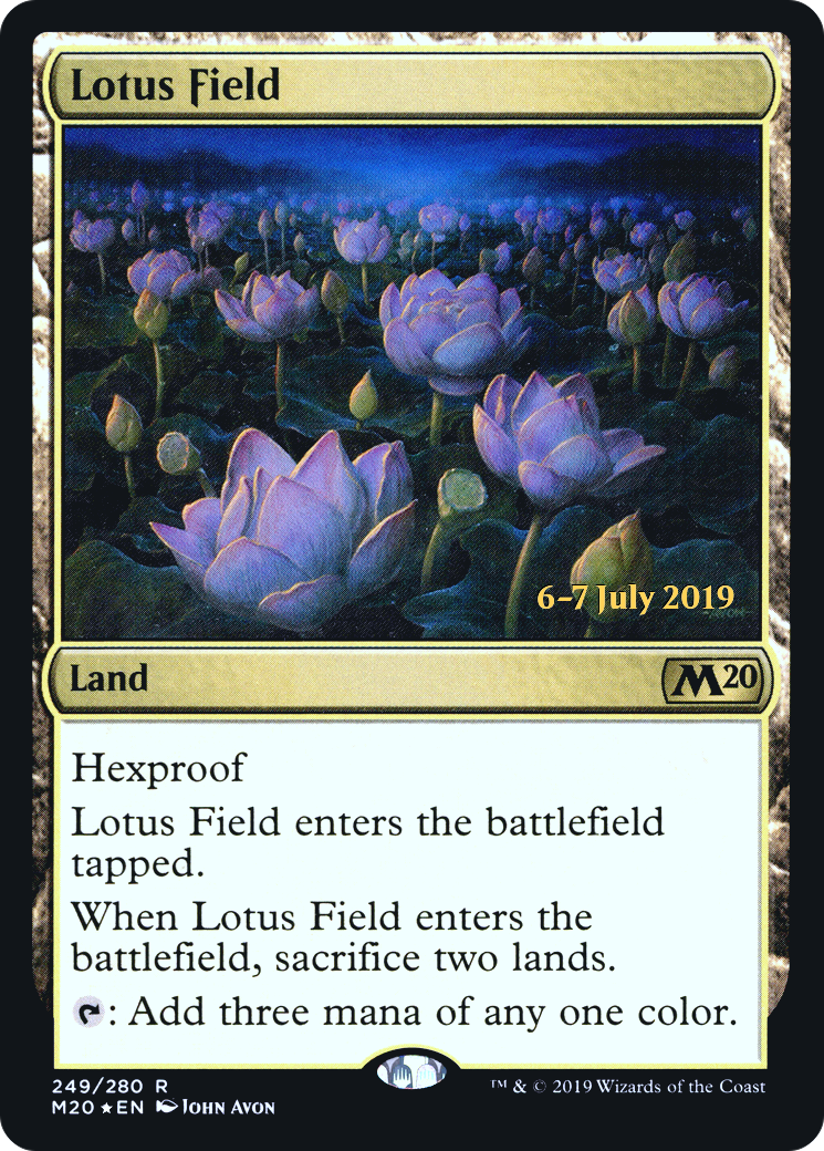Lotus Field (PRE-249) - Core Set 2020 Promos Foil