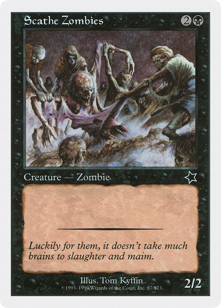 Scathe Zombies (S99-087) - Starter 1999