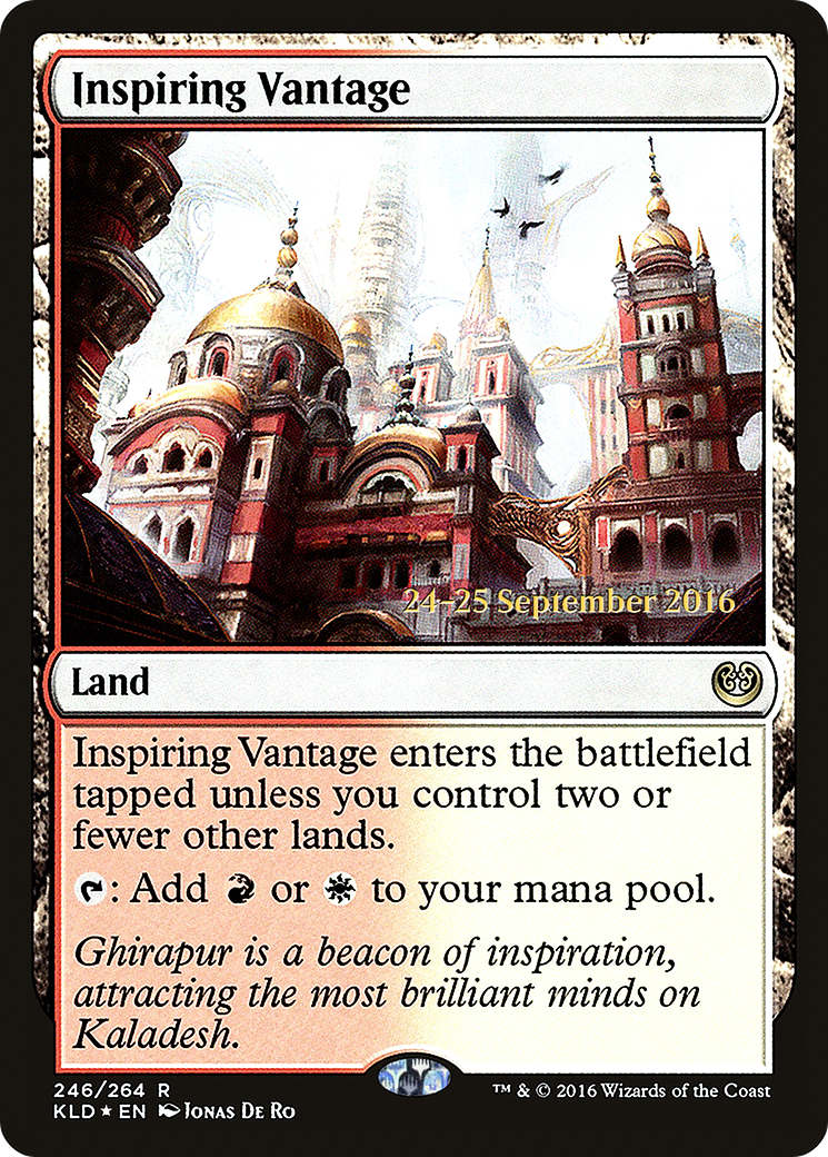 Inspiring Vantage (KLD) (PRE-246) - Kaladesh Promos Foil