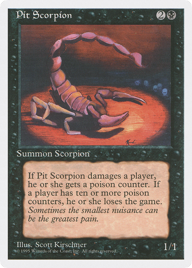 Pit Scorpion (4ED-) - Fourth Edition
