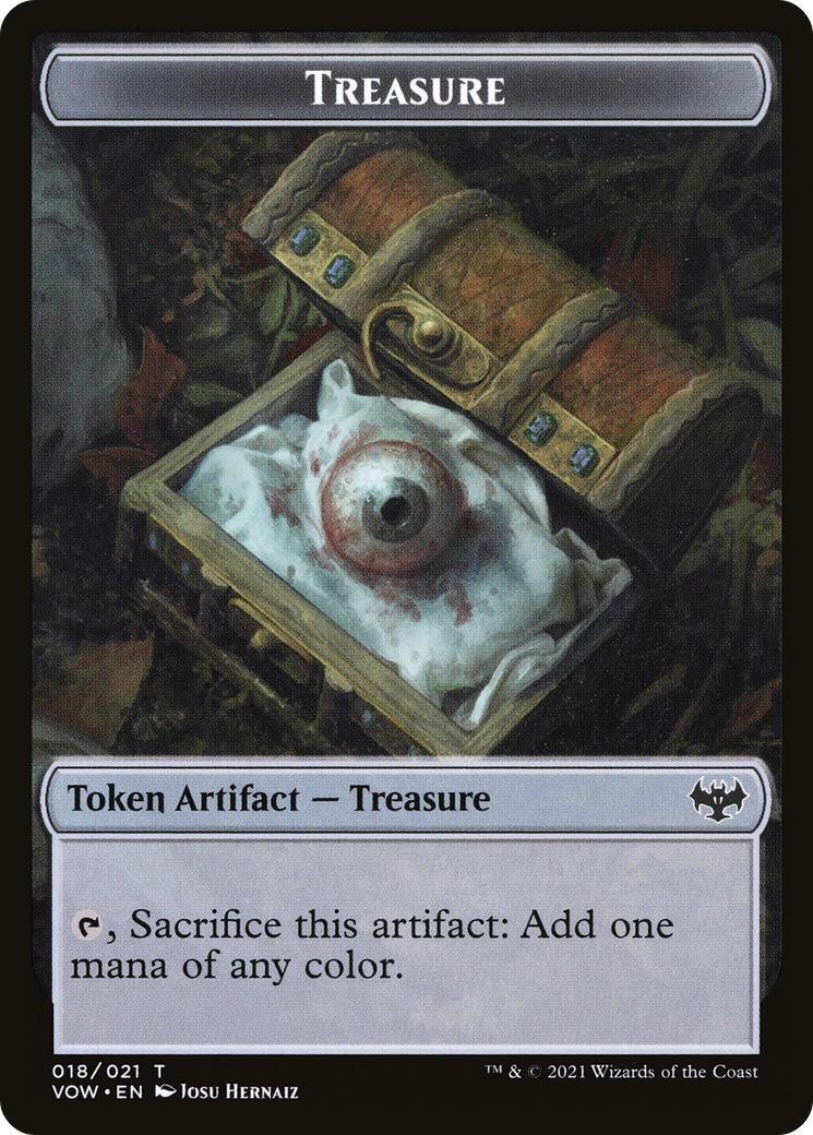 Treasure (TVOW-018) - Innistrad: Crimson Vow Tokens Foil