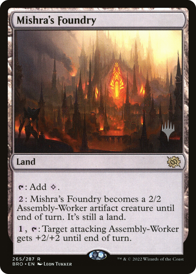 Mishra's Foundry (PPBRO-265) - The Brothers' War Promos Foil