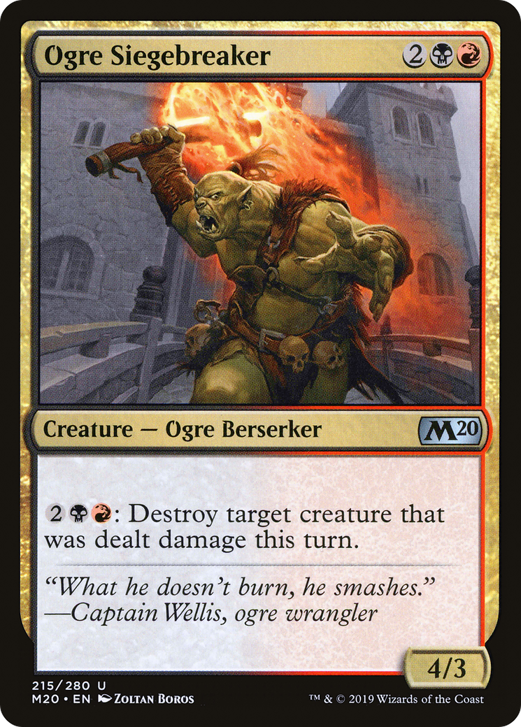 Ogre Siegebreaker (M20-215) - Core Set 2020