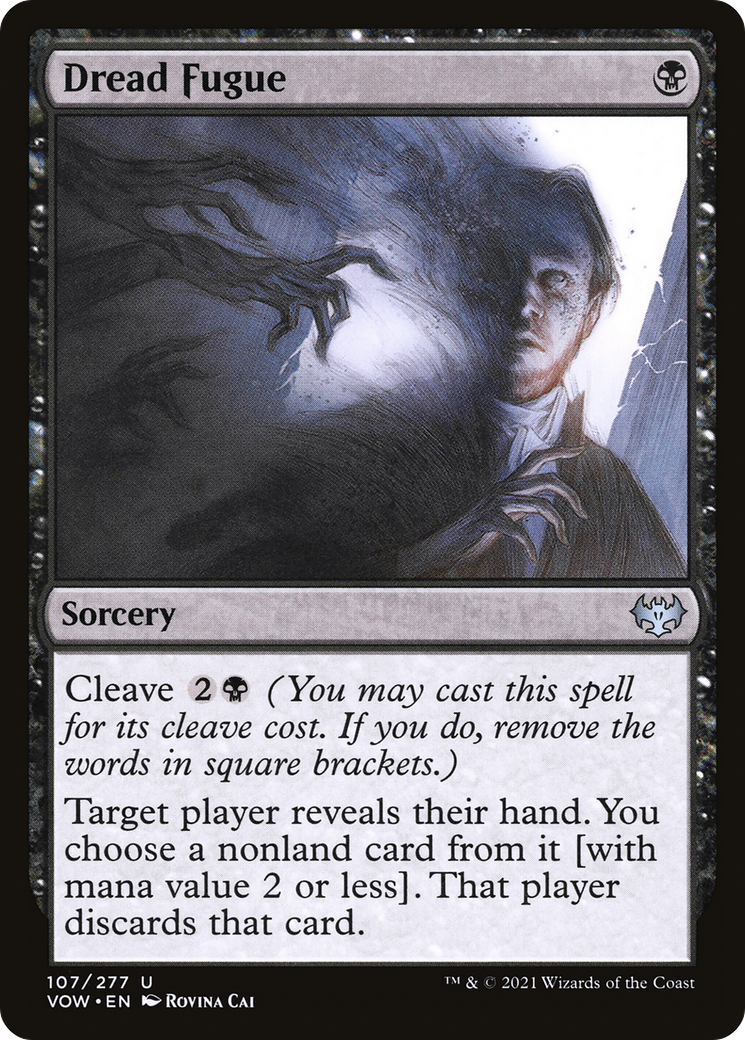Dread Fugue (VOW-107) - Innistrad: Crimson Vow Foil