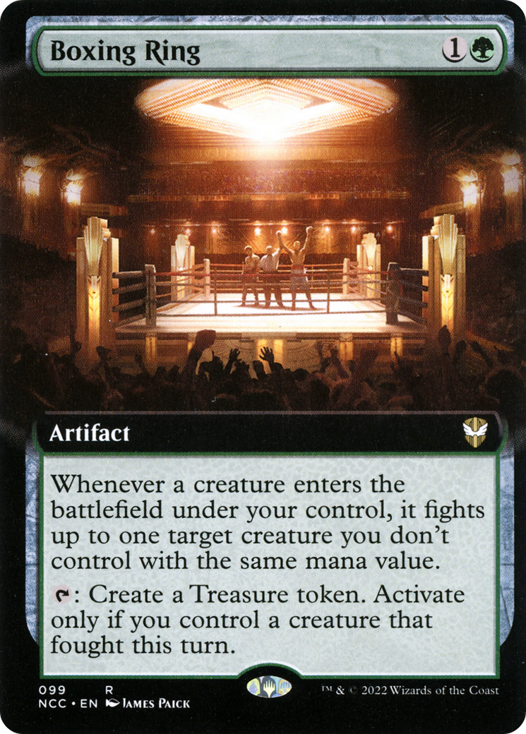 Boxing Ring (Extended Art) [Streets of New Capenna Commander]