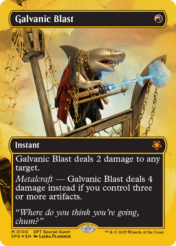 Galvanic Blast (Borderless) (First-Place Foil) (SPG-100) - Special Guests (Borderless) Foil