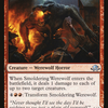 Smoldering Werewolf (EMN-142) - Eldritch Moon: (mooneldrazidfc) Foil