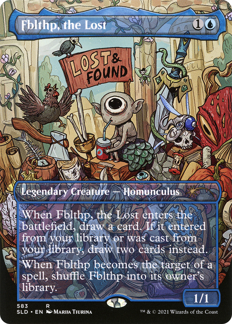 Fblthp, the Lost (SLD-583) - Secret Lair Drop (Borderless) Foil