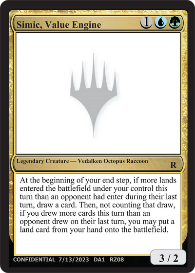 Simic, Value Engine (UNK-RZ08D) - Unknown Event