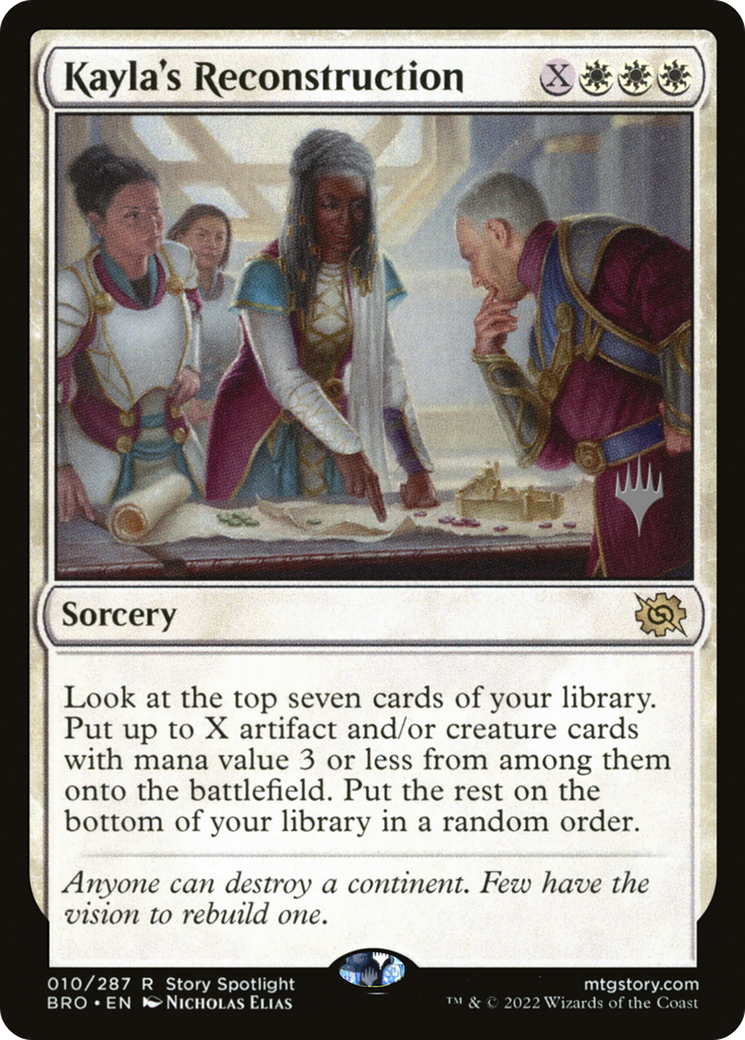 Kayla's Reconstruction (PPBRO-010) - The Brothers' War Promos